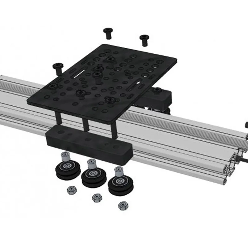 الألومنيوم V-فتحة العملاقة لوحة العالمي 20 - 80 مللي متر ل CNC راوتر آلة 3D طابعة NK-التسوق