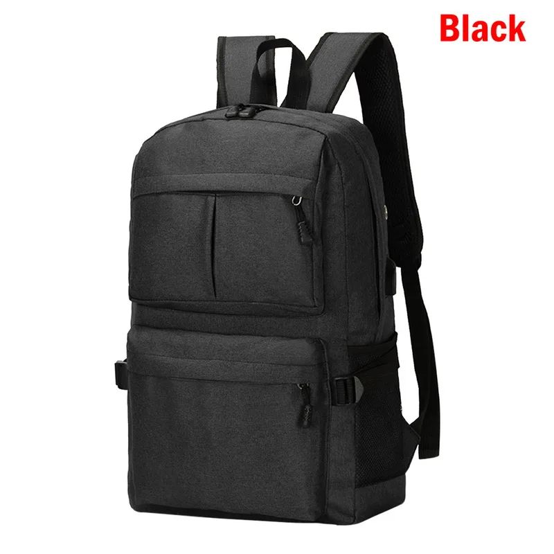 black MoneRffi Usb рюкзак для ноутбука, сумки для книг, школьный рюкзак, повседневный рюкзак, модный мужской рюкзак - Цвет: black