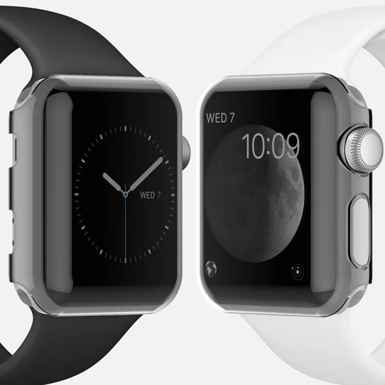 Чехол для часов apple Watch band apple watch 4, 3, 5, чехол 44 мм, 40 мм, iwatch series 4, 5, красочное покрытие, запасная рамка для ПК