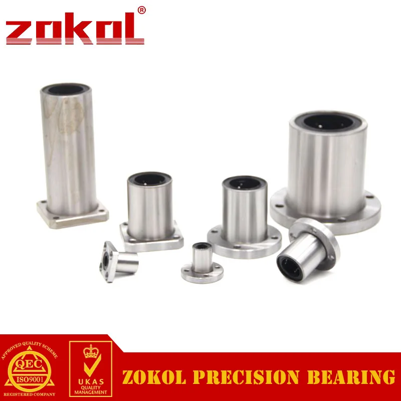 Подшипник zokol LMK25GA. Стальная клетка. Квадратный фланец линейный подшипник