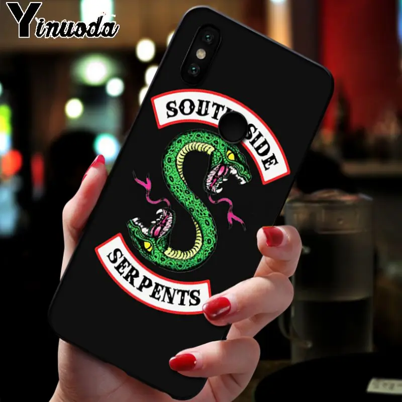 Yinuoda ривердейл SouthSide змеи чехол для телефона чехол для xiaomi redmi 7 5 плюс 6pro 6a 4x go note5 note7 note6pro mi8se 9se coque