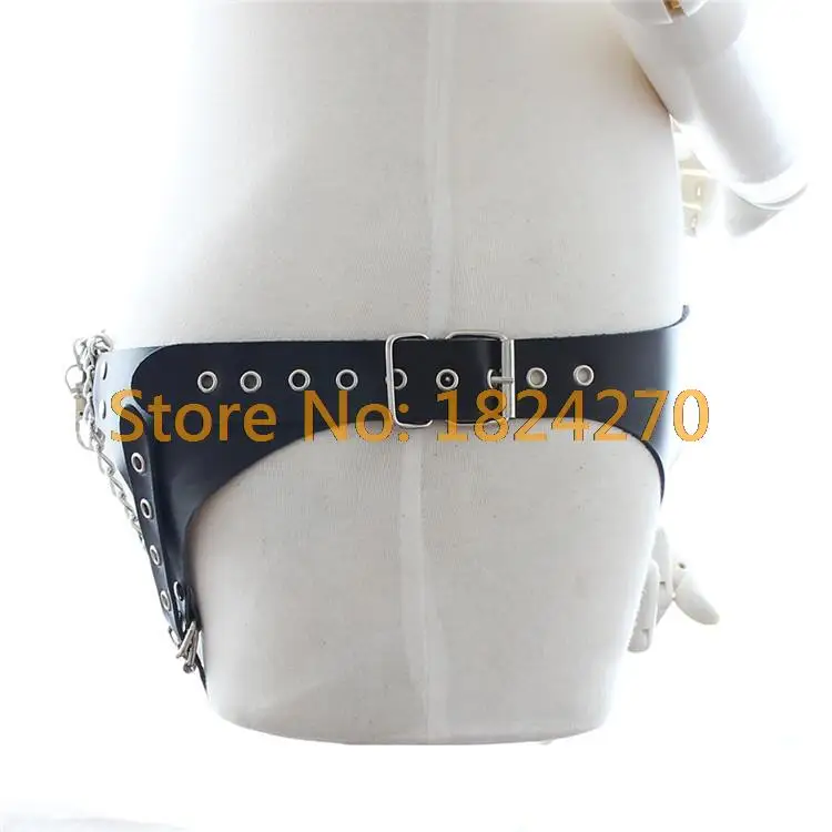 Нижнее белье из искусственной кожи трусики-стринги Женский Пояс верности со