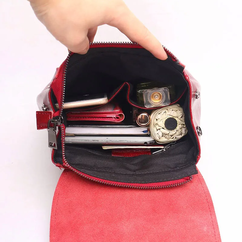 2018 женский рюкзак из натуральной кожи модный винтажный Простой повседневный