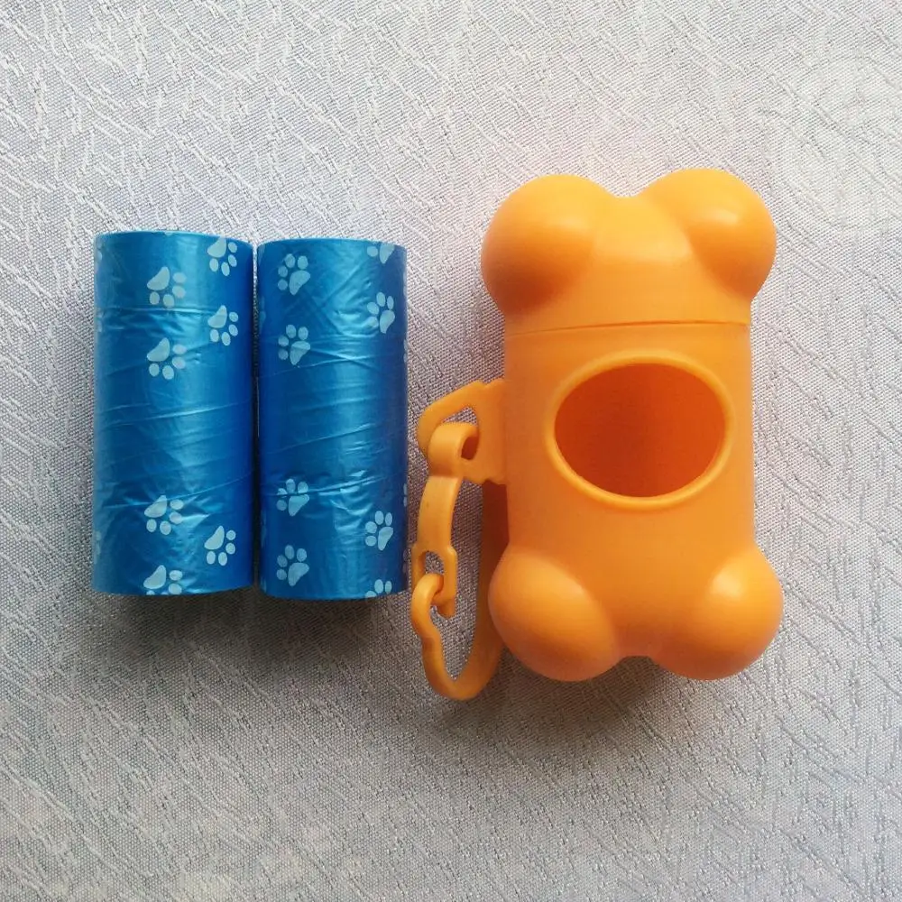 2 рулона синие мешки для отходов + 1 шт Диспенсер костей корм питомцев собаки