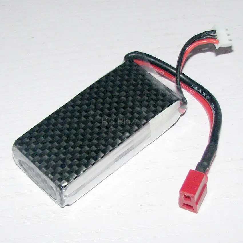 7 4 V/2 S 1300mAh 20C LiPo батарея T-plug Burst 40C RC модель самолета вертолета Lipolymer power | Игрушки и