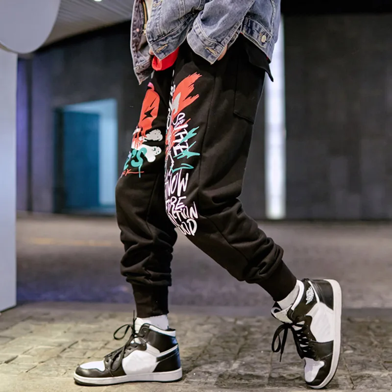 2019 шаровары мужские с принтом черепа узкие брюки эластичной резинкой на талии
