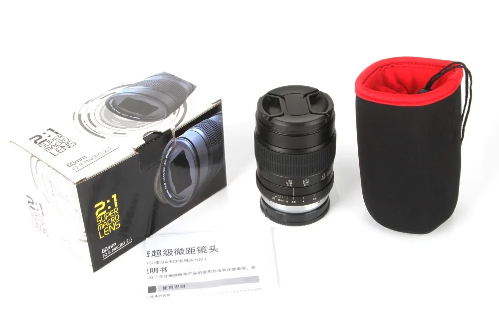 60 мм f/2 8 1: 2 2X супер макрообъектив с ручной фокусировкой для камеры Minolta MA Mount Sony A500
