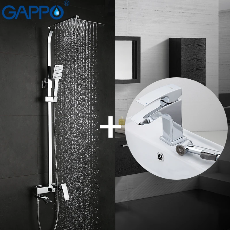 GAPPO набор душевых смесителей для ванной комнаты смесители ванны смеситель душа
