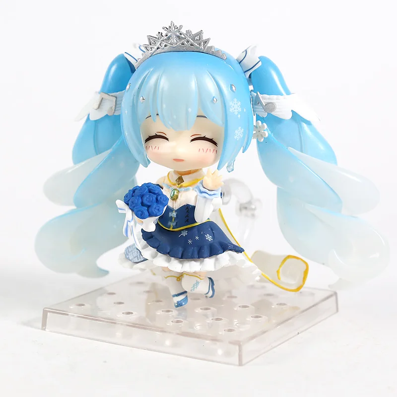 Хацунэ Мику и кролик юкин Снег Мику вер. Nendoroid 1000 ПВХ фигурка Коллекционная модель игрушки