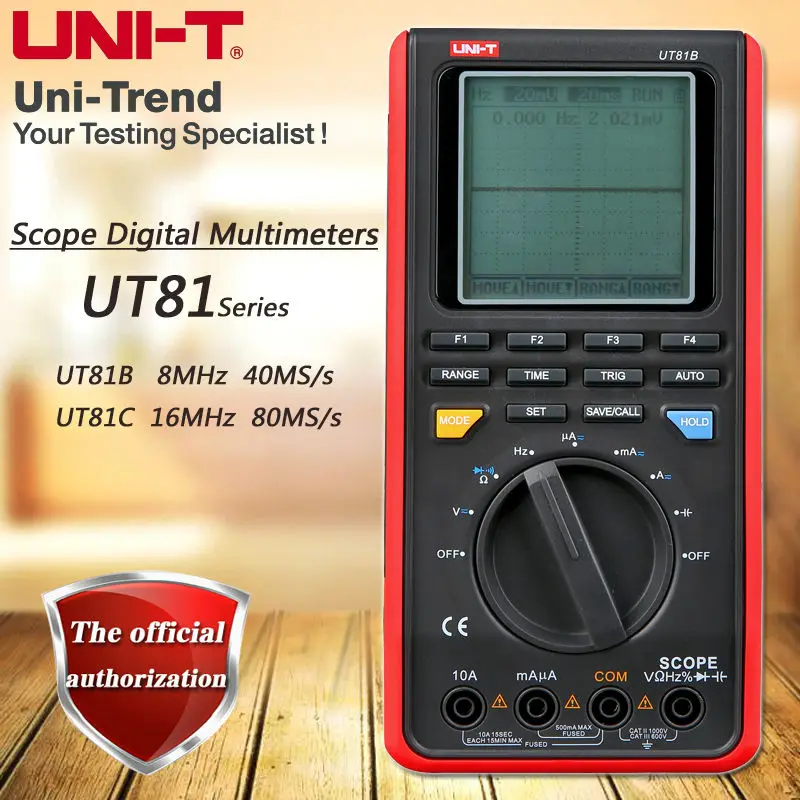 UNI TUT81 серия Цифровой мультиметр/UT81B UT81C осциллограф цифровой мультиметр|digital