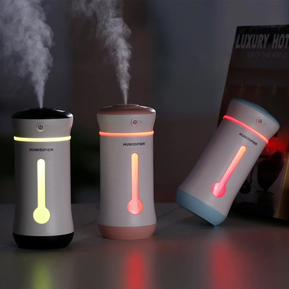 Multifunction 3-in-1 Air Humidifier Essential Oil Diffuser with LED Light USB Fan Purifier for Home Aromatherapy | Бытовая техника