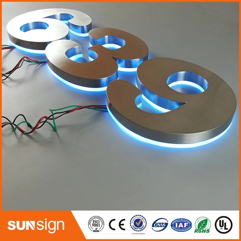 H 25cm Wholesale 3d letter signage LED lighting backlit signs | Электронные компоненты и принадлежности