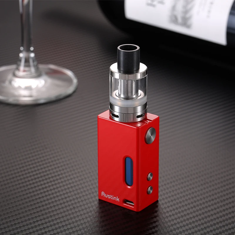 Оригинальные электронные сигареты austink контроля температуры 50 Вт starter kit VAPE поле
