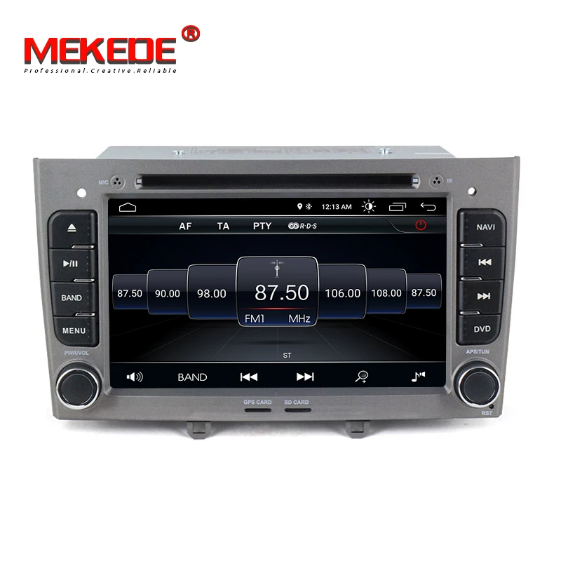 MEKEDE 7 дюймов 2din Android 8,1 Автомобильный gps dvd Радио для peugeot 308 408 2009- Авторадио Стерео мультимедийный плеер