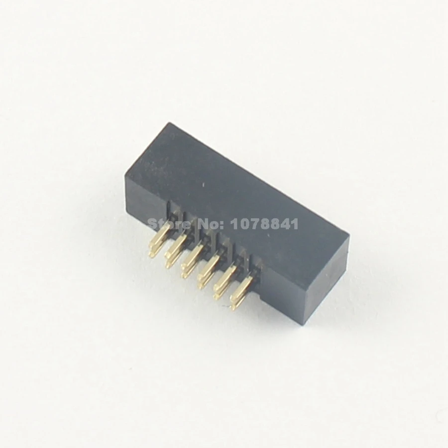 10 шт. 1 27 мм 2x6 Pin 12 контактный DIP мужской окутанный PCB Заголовка коробки IDC коннектор