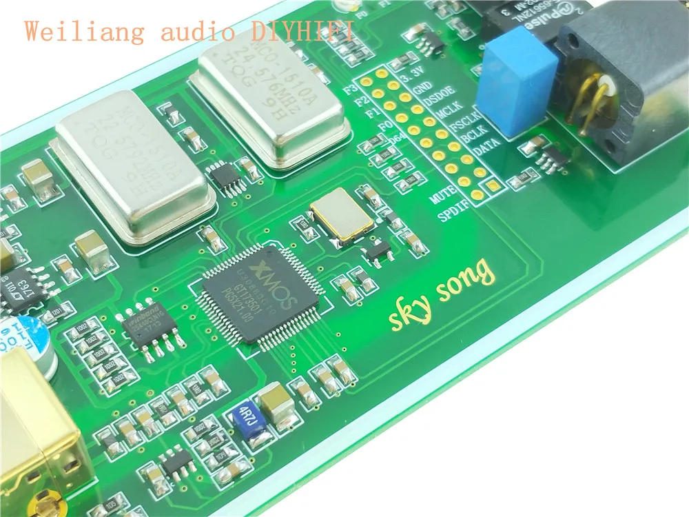 XMOS XU208 асинхронный USB SPDIF звуковая карта коаксиальный Оптический выход цифровой интерфейс IIS DSD256 spdif dop64 для hifi аудио