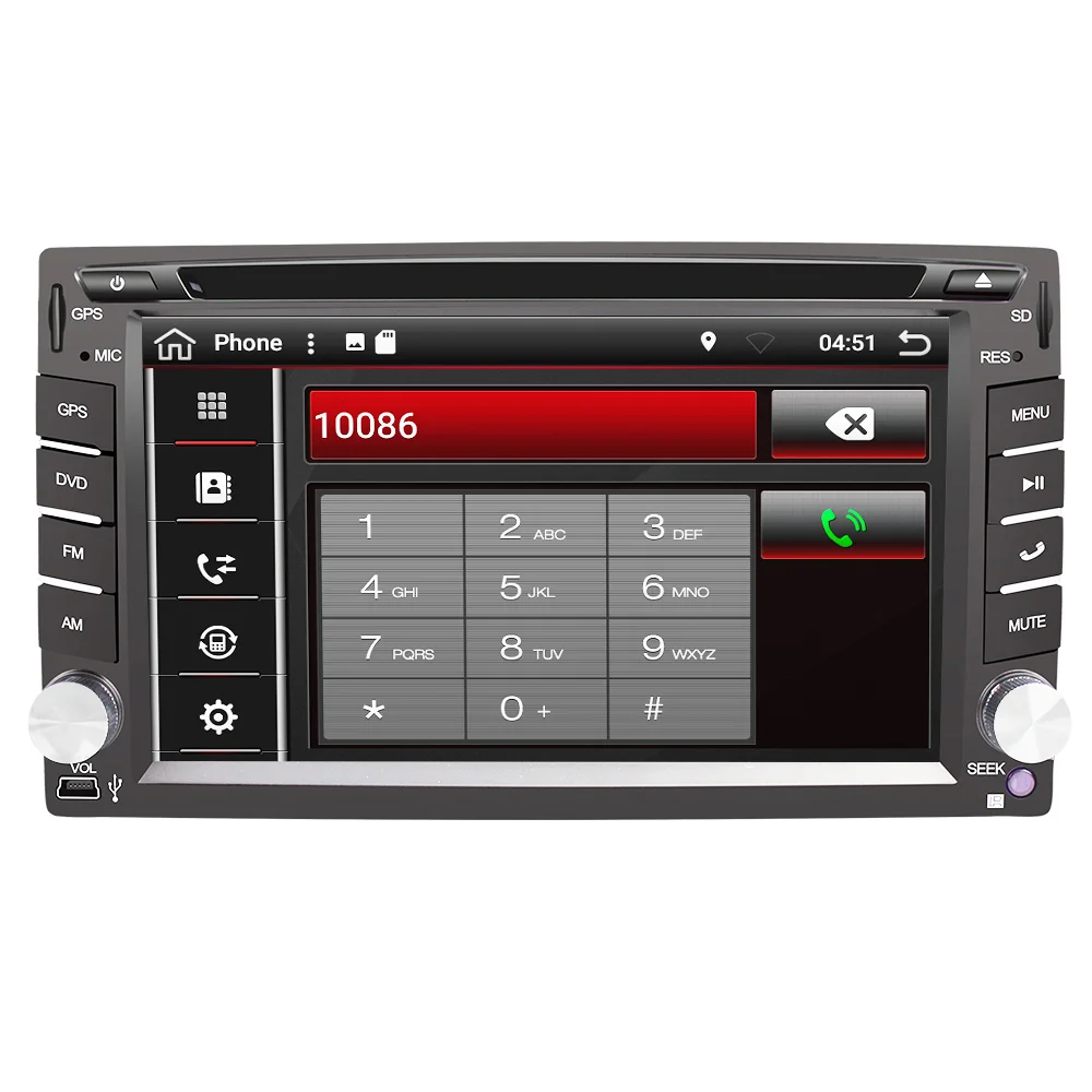 Eunavi Универсальный 2 din Android 8 1 автомобильный dvd плеер gps Navagation Wifi Bluetooth радио DDR3