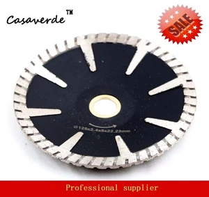 DC-SCB02 Премиум 5 дюймов 125 мм алмазные вогнутые режущие лезвия для гранита и мрамора