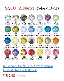 Горячее предложение! Распродажа! 1440 шт./лот, ss20(4,6-4,8 мм) много цветов DMC горячая фиксация камня/хрустальные стразы оптом цена свободные стразы горячей фиксации