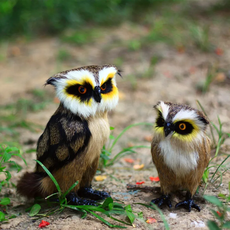 

ZILIN Simulated owl /handmade adorable owl toy/home decoration 2 sizes for option