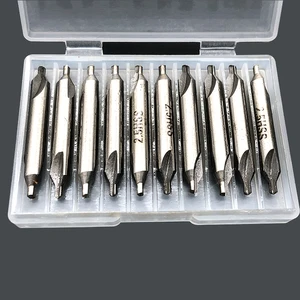 Высокоскоростная стальная дрель, 10 шт., 2,5 мм, шестигранная дрель с зенкерами, высокопрочная комбинированная дрель