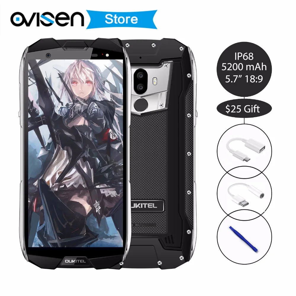 Оригинальный Oukitel WP5000 IP68 водонепроницаемый прочный смартфон 5 7 &quot18:9