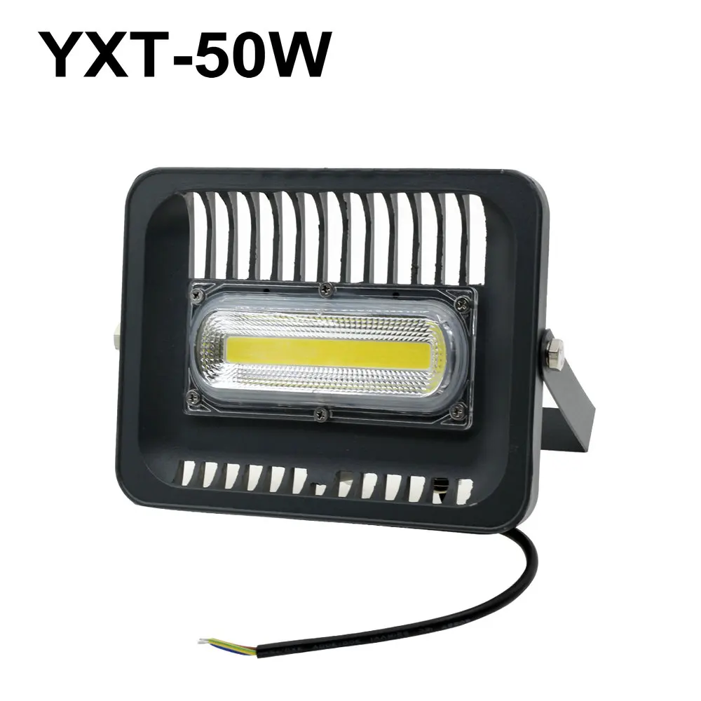 YXT 50W AC220V Светодиодный прожектор светильник 30W 50W 100W IP65 Водонепроницаемый на открытом воздухе Точечный светильник COB Потолочные Светильник для сад настенный светильник уличный светильник ing лампы - Испускаемый цвет: YXT 50W