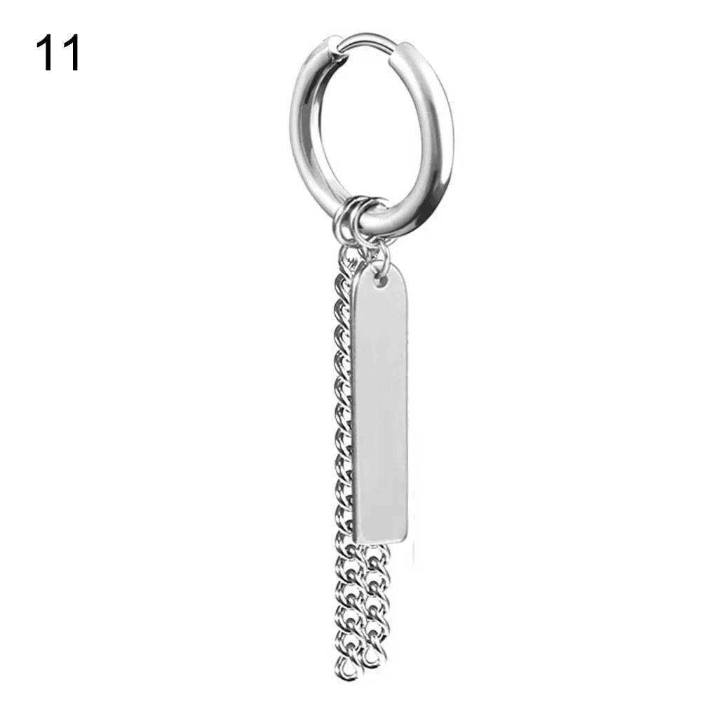 Женские серьги гвоздики в Корейском стиле звезды хип хоп с безушными отверстиями