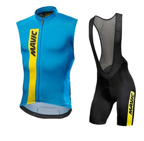 Новый для велоспорта Mavic Джерси мужчин без рукавов дышащий Майо Ropa Ciclismo MTB Sportwear