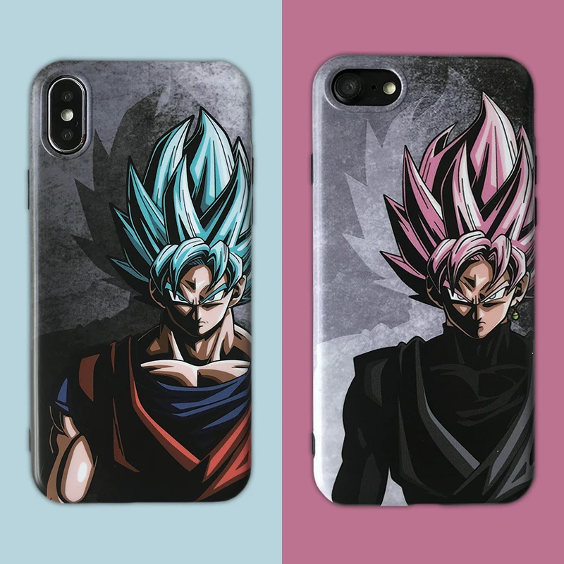 Dragon Ball Супер Z мультфильм ГОКу Мягкие силиконовый защитный чехол для iphone 6 S плюс 7 8
