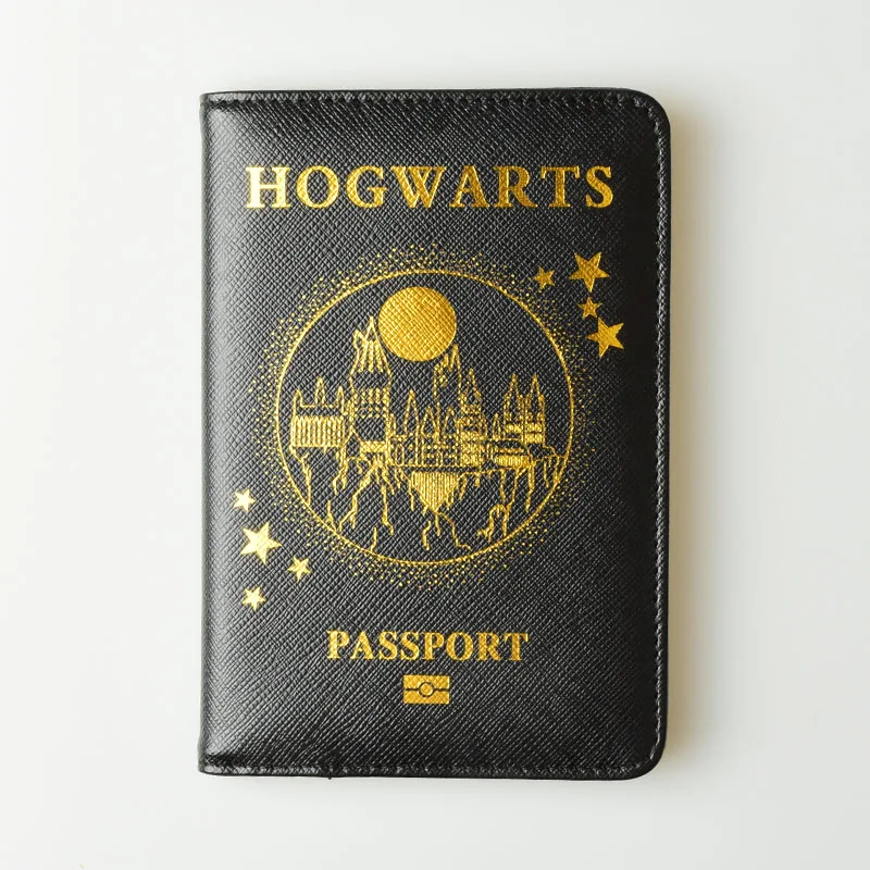 DIKEDAKU Hogwarts, держатель для паспорта, Rfid, унисекс, из искусственной кожи, Hogwarts 9 3/4, на платформе, кошелек для паспорта, дорожная Обложка для паспорта