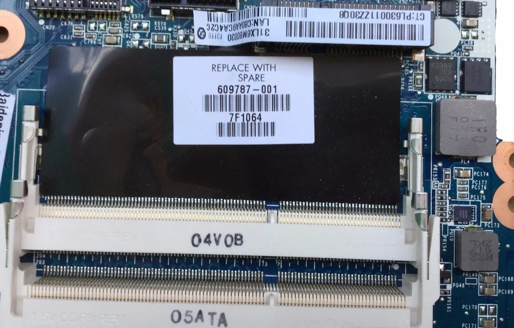 Материнская плата для ноутбука hp pavilion DV7T DV7-4000 609787-001 hm55 ATI HD5470/512 ddr3 DA0LX6MB6H1 DA0LX6MB6F2