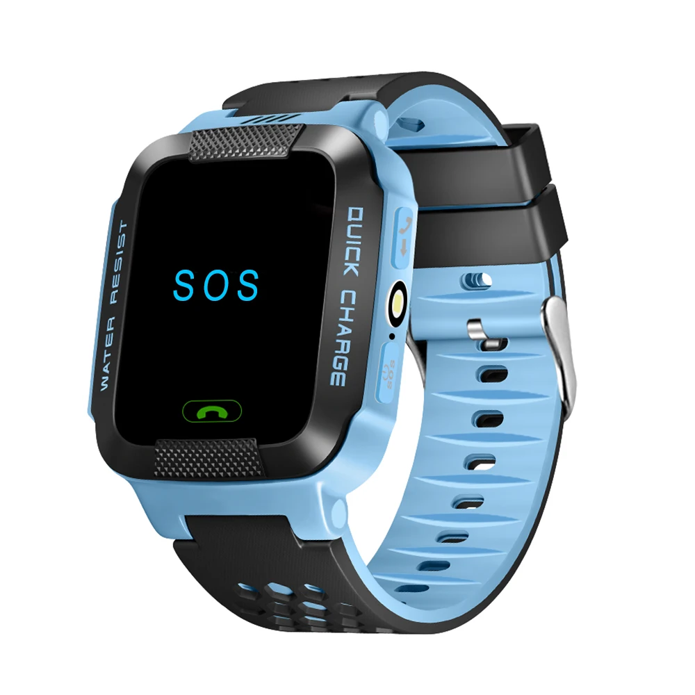 2018 Детские умные часы Gps трекер для мальчика с sim картой SOS Smartwatch детские детей Call