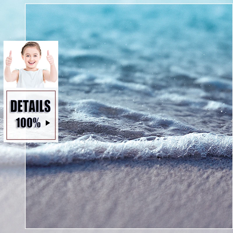 Настенное художественное изображение спокойный пляж страстный серфинг риф мира