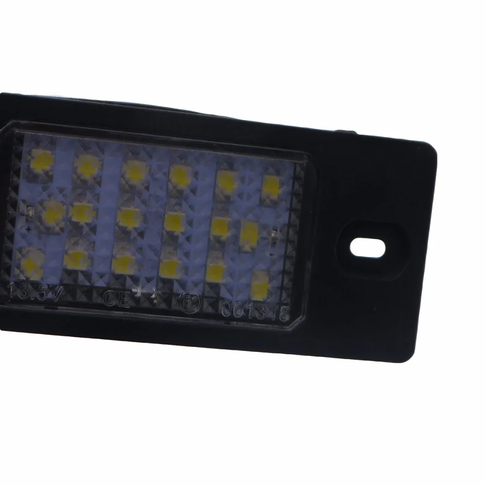 Eonstime 2 шт. белый 18LED номерной знак свет лампы для Porsche Cayenne 955/957 VW Volkswagen Golf MKV 5D Touring Audi TT