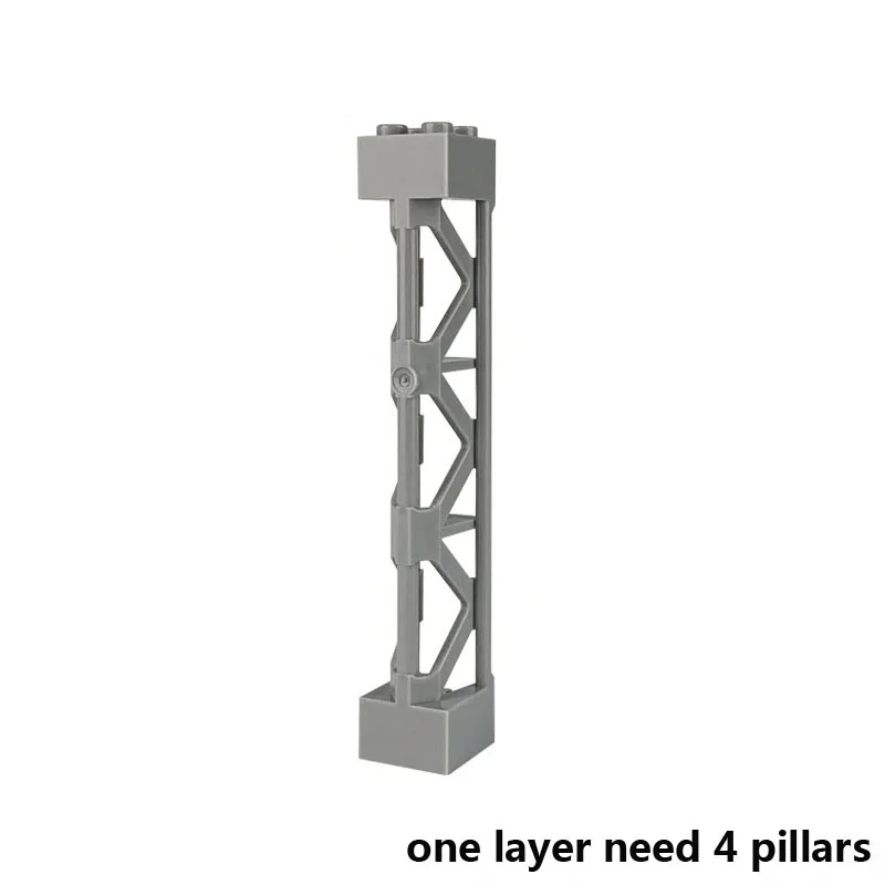 5 pcs pillars Высококачественные двухсторонние опорные пластины 32*32 точек для маленьких кирпичей DIY строительные блоки Базовая пластина совместима с классическими блоками доска - Цвет: 5 pcs pillars