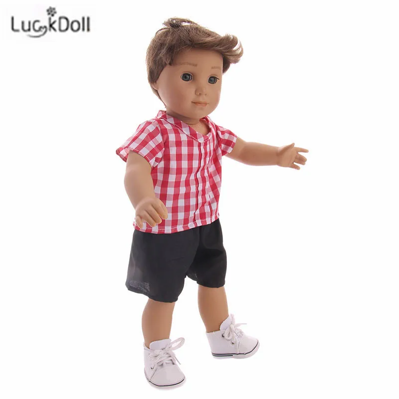 Повседневный костюм LUCKDOLL 18 дюймов американская кукла 43 см аксессуары для одежды
