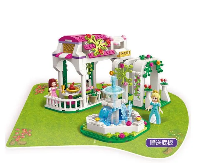 Серия для девочек Алиса принцесса Строительный кирпич подводный дворец детские