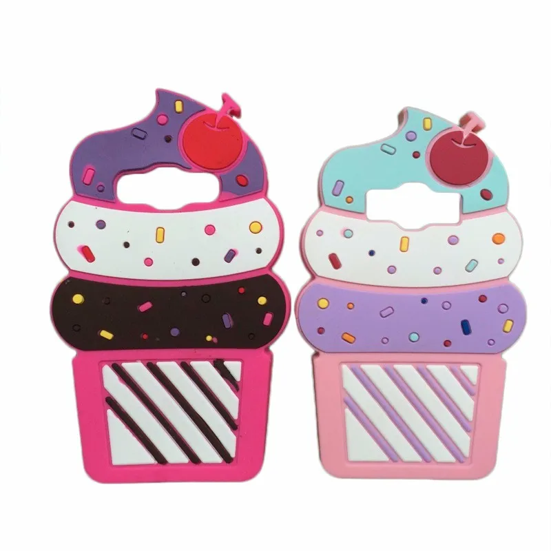 3D Ice Cream Soft Silicone Case For Samsung Galaxy J1 Ace Mini J2 J3 J5 J7 2017 2016 J320 J510 J710 J720 Phone Back Cover |