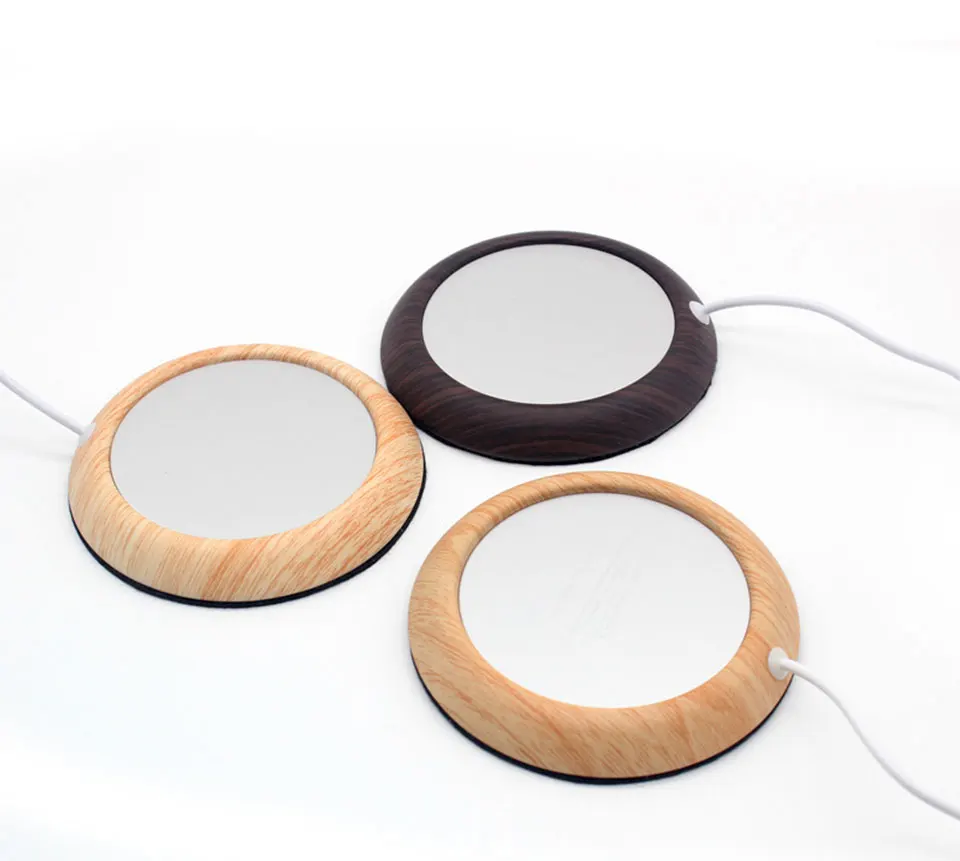 Высокое качество USB Отопление Coaster модный офис изоляции чашки коврики полезные кружка согреватель стекла Pad Творческий нагреватель