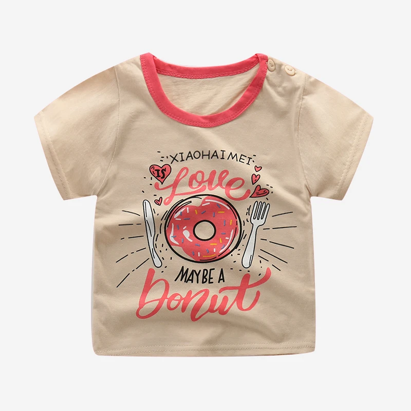 animal print baby boys T shirt summer casual short sleeves T-shirts car cotton toddler children kids clothes 2T-12T tops | Детская