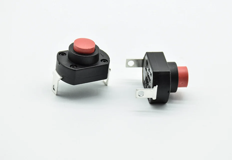4pcs UPS switch flashlight self locking switch push button micro power switch 6A/10A Height 13.5/15.5/18.5mm