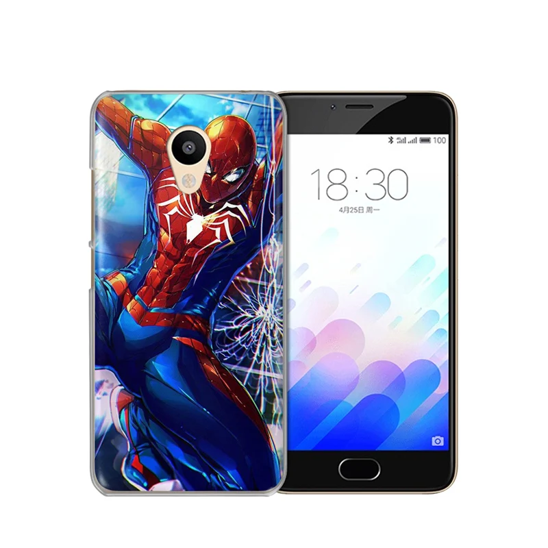 Joker venom marvel Человек-паук Железный человек для Meizu M3S M3 Note M5 M5S M5C M6 U10 U20 Pro 6 16th чехол