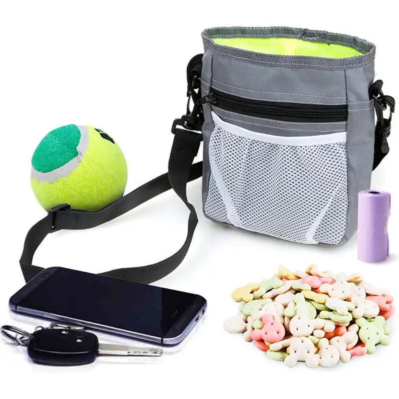 

Detachable Pet Training Treat Snack Bag Dog Pouch Feed Pocket Waist Bucket Nylon Shoulder Bags