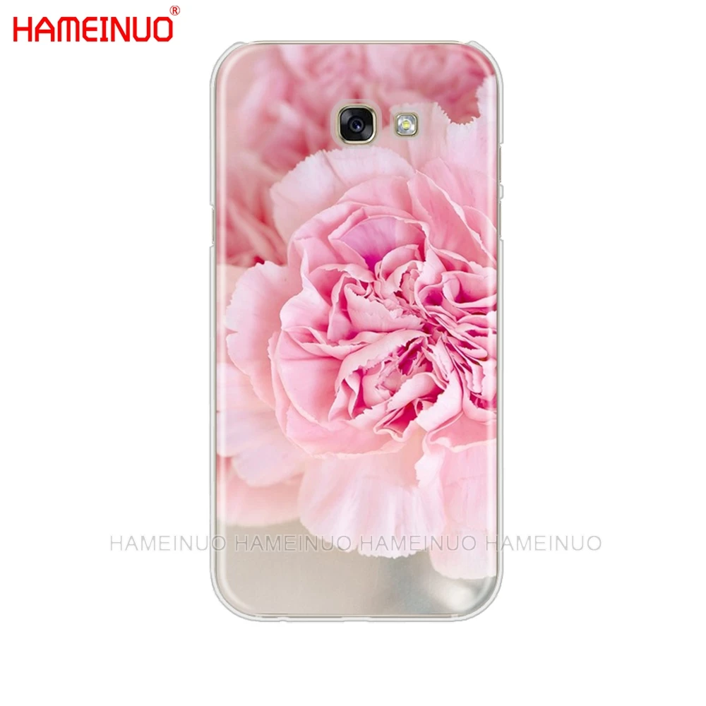 HAMEINUO Flower Pink Peonies cell phone case cover for Samsung Galaxy A3 A310 A5 A510 A7 A8 A9 2016 2017 2018 | Мобильные телефоны