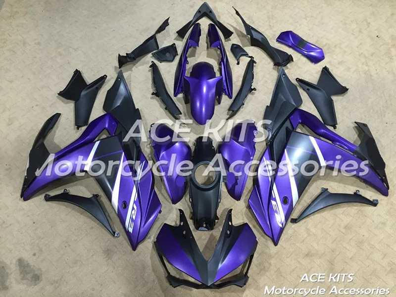 

Новый мотоциклетный обтекатель abs для Yamaha R25 R3 2015 2016 2017 впрыска кузова всех видов цвета № 74