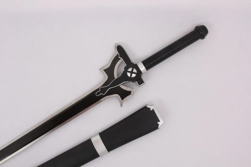 Sword Art Online SAO Kirito's Elucidator косплей меч японская игра-Аниме Катана углеродистая сталь