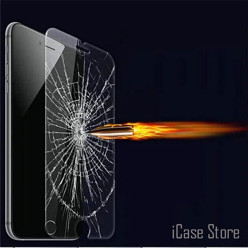 Закаленное стекло для apple iphone 6 6s 6plus SE 5 5S 5c 4 4S Взрывозащищенная 0 3 мм 9H 2.5D Защитная