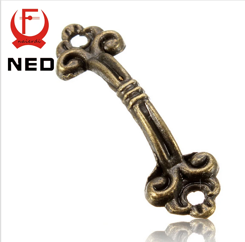 10 шт. ручки шарм разъемы подвески цветы на заканчивается длинный бронзовый тон