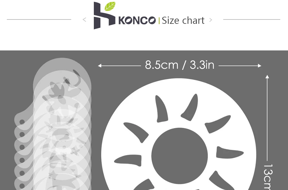 KONCO 16 шт. кофе трафарет кафе бариста инструменты латте искусство чайник капучино кофе аксессуары